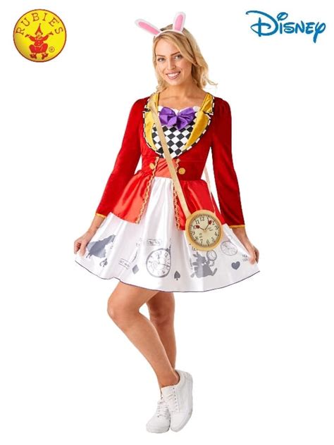 alice in wonderland white rabbit costumes for adults